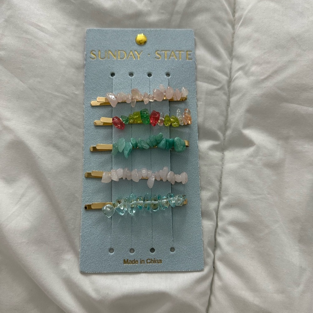 Gem Hair Pins